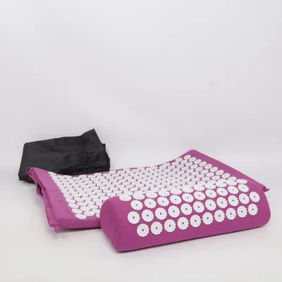 Acupressuur mat (Roze, Wit)