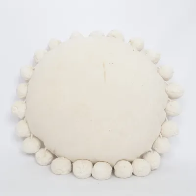 Prydnadskudde (Beige) från H&M Polyester, Bomull