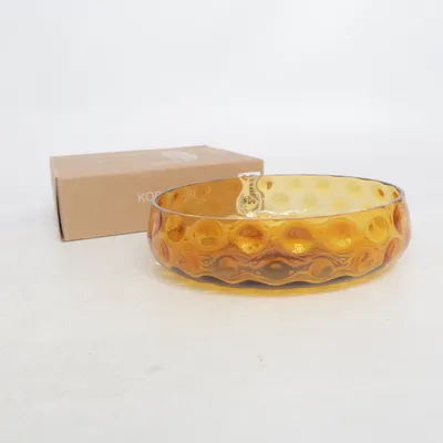 Bowl (Danish Summer, designer, amber colour ) from Kodanska