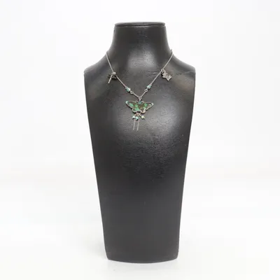 Halsband (Silverfärgad, Grön, Blå) från Pilgrim Okänd metall