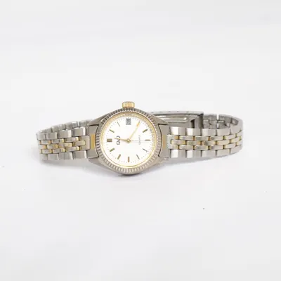 Wristwatch (Silver, Gold, White) from Q&Q