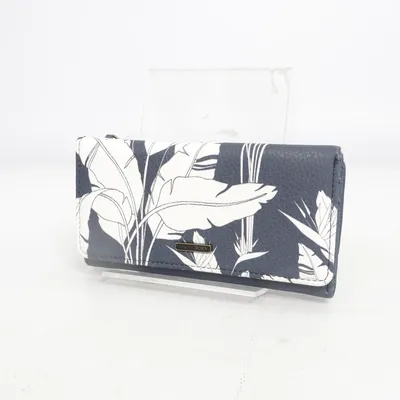Wallet (Black, White) from Roxy Polyester, Polyurethane