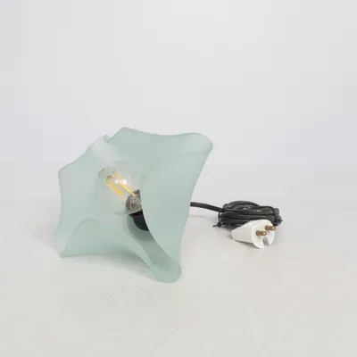Abat-jour (Fönsterlampa, glasskärm, dammig men fungerade bra sist den användes)