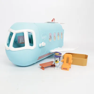 Speelgoed vliegtuig (Blauw, Wit, Meerkleurig) van Bluey