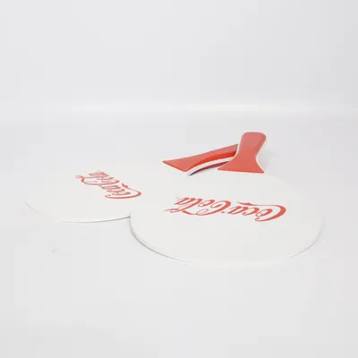 Strandtennisbat (Hvid, Rød) fra Coca Cola