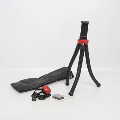 Selfiestick (Svart, Röd)
