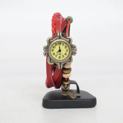 Armbandsur (Röd, Flerfärgad)