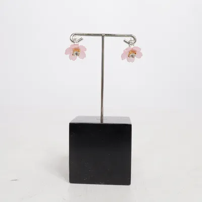 Ohrringe (Pink) Unbekanntes Metall