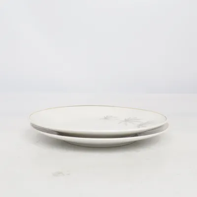 Tallrik (Vit) från Mitterteich Bavaria