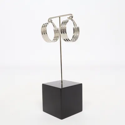 Örhängen (Silverfärgad) Okänd metall