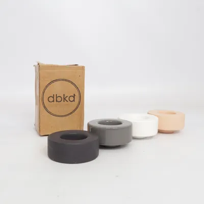 Waxinelichthouder (Wit, Beige, Zwart) van DBKD