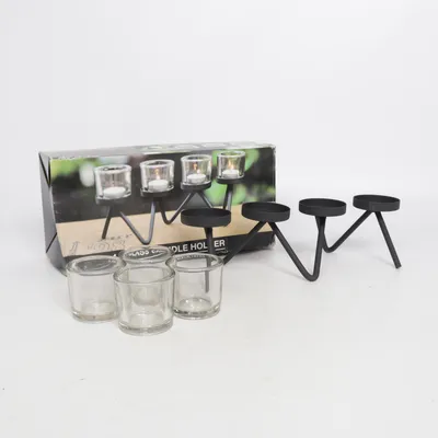 Adventskandelaar (Zwart) van Ilab