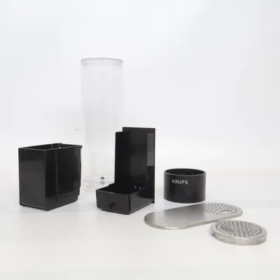 Kaffemaskin (Transparent, Svart, Silverfärgad) från Krups