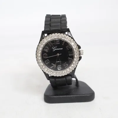 Armbåndsur (Sort) fra Geneva