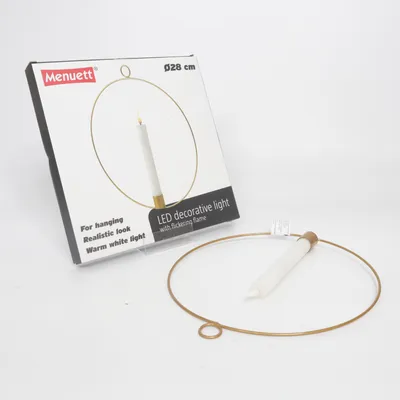 LED kaars (Goud, Wit) van Menuett