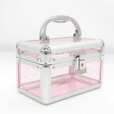 Förvaring (Silverfärgad, Rosa)