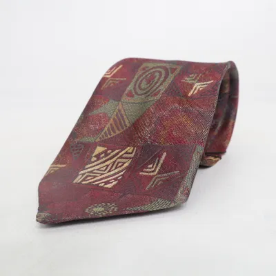 Tie (Red, Multicolored) from Fashion Line Polyester