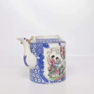 Tekanna (Vit, Blå, Flerfärgad)