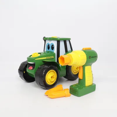 Leksaksbil (Grön, Gul, Svart) från Tomy
