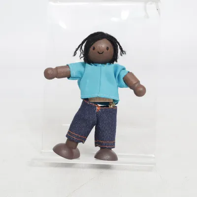 Doll (Blue, Brown, Multicolored) from PlanToys