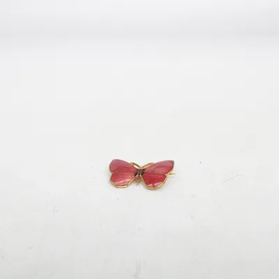 Broche (Rouge) Métal inconnu