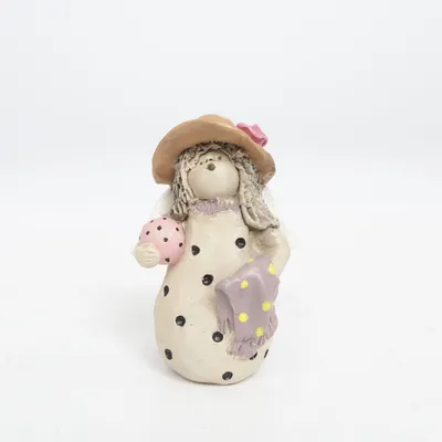 Figur (Beige, Pink, Lilla) fra Nääsgränsgården