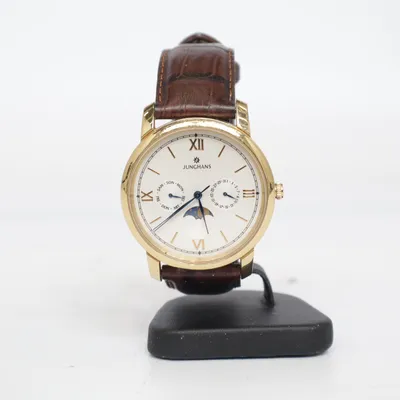Armbandsur (Brun, Guldfärgad, Vit) från Junghans