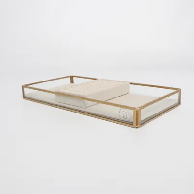 Smykkeskrin (Guld, Beige) fra Hubsch