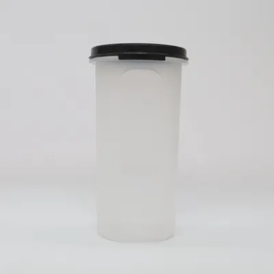 Can (Transparent, Black) from Tupperware