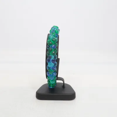 Armband (Blå, Grön) Okänd metall