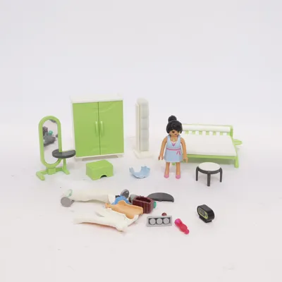 Dockskåpsmöbler (Grön, Vit, Flerfärgad) från Playmobil