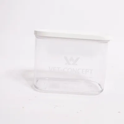 Bol d'alimentation (Transparent, Blanc) de Vet Concept