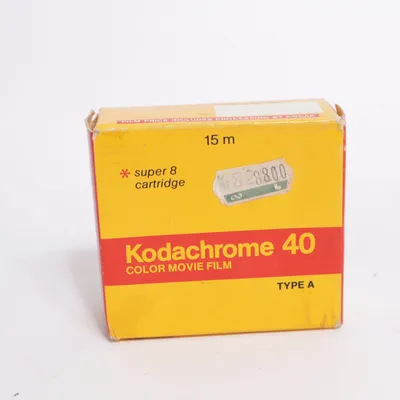 Fotoutrustning (Kodachrome 40) från Kodak