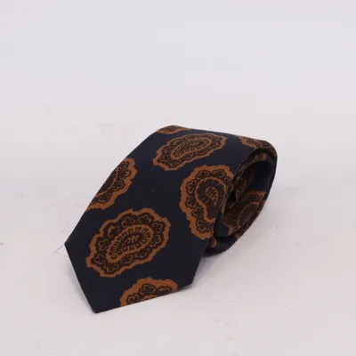 Tie (Blue, Brown) from Suitsupply Silk, Wool