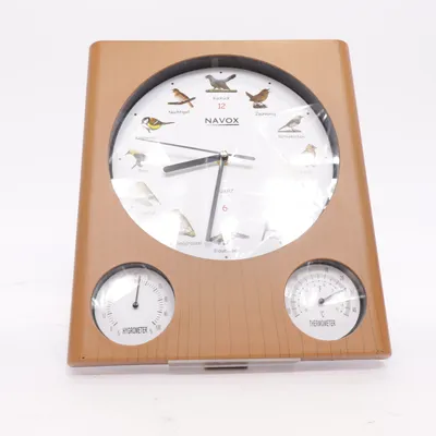 Wall clock (Brown, White, Multicolored) from Navox
