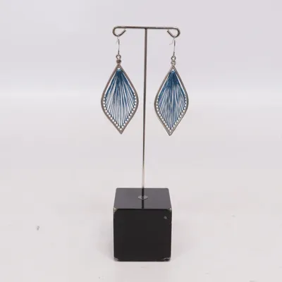 Earrings (Blue) Unknown metal