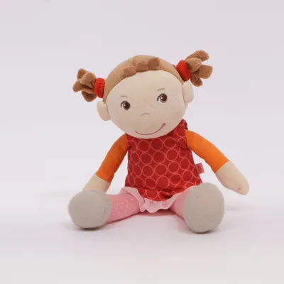Docka (Röd, Rosa, Orange) från Haba Bomull, Polyester