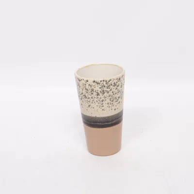 Drinking glass (Beige, Brown)