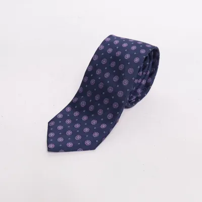 Krawatte (Blau, Lila) von Eterna Seide