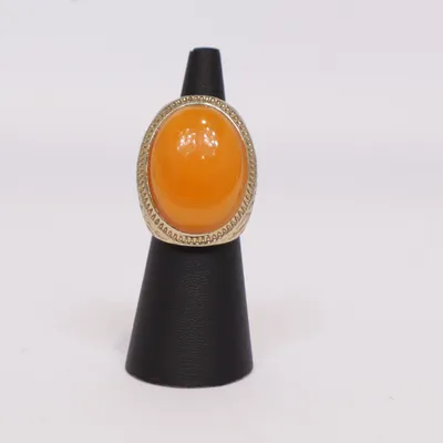 Ring (Oranje, Zilver) Onbekend materiaal