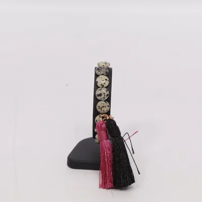 Armband (Vit, Svart, Rosa) från Divine Flower Plast