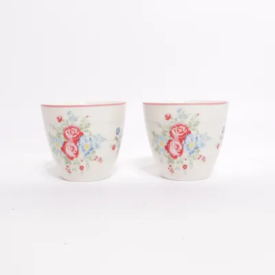 Cup (White, Multicolored) from Greengate