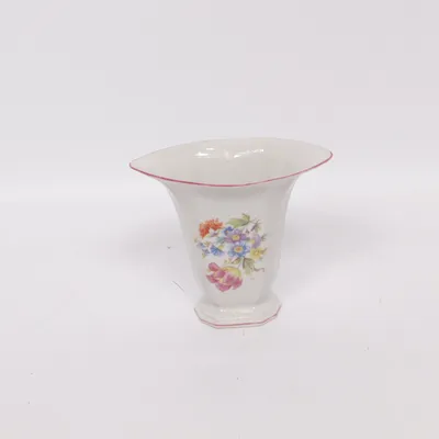 Vase (White, Multicolored)