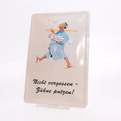Schild (Beige, Mehrfarbig) von Colgate