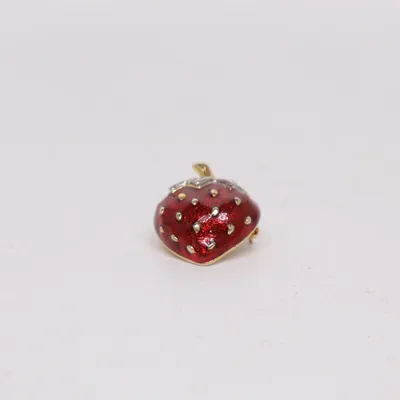 Broche (Rood, Goud) Onbekend materiaal