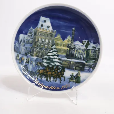Wandteller (Weihnachten 1980) von Königl.pr.Tettau
