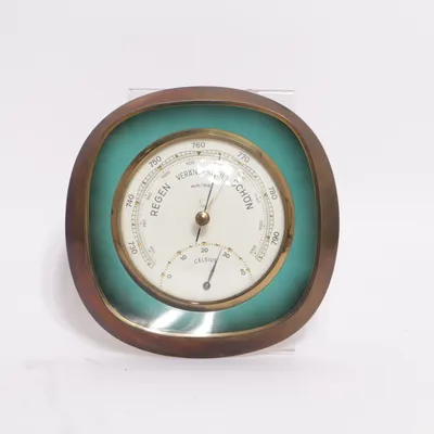 Barometer (Turquoise, Gold)