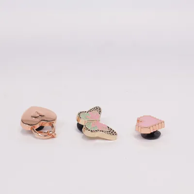 Skotillbehör (Rosa, Guldfärgad, Flerfärgad) från Jibbitz by Crocs