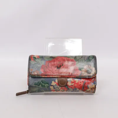 Wallet (Multicolored) from Cath Kidston Cotton, Leather