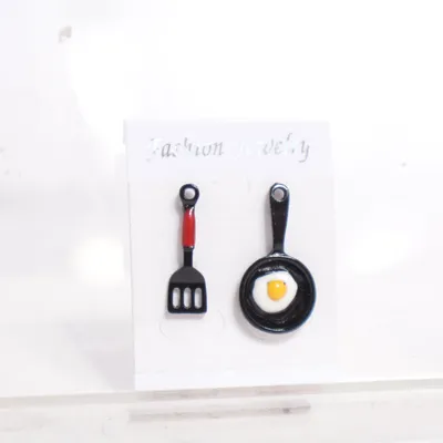 Ohrringe (Schwarz, Mehrfarbig) von Fashion Jewelry Unbekanntes Metall